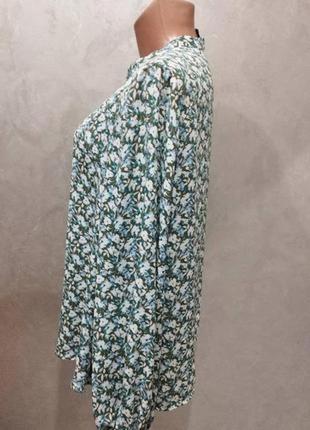 60.удобная практичная блузка в нежный принт известного скандинавского бренда lindex4 фото