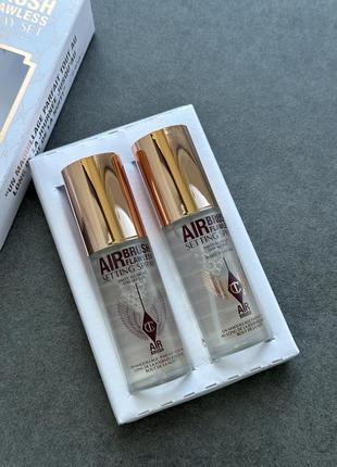 Фиксирующий и увлажняющий спрей для лица charlotte tilbury airbrush flawless setting spray.