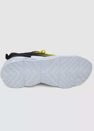 Кросівки чоловічі текстиль, колір жовто-чорний5 фото