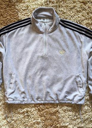 Кофта велюровая adidas originals, оригинал1 фото