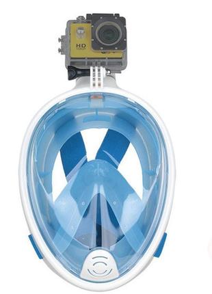 Інноваційна маска для снорклінга підводного плавання з кріплен...3 фото
