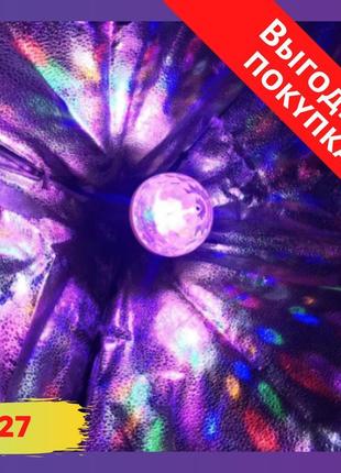 Потужна дисколампа 6 led color rotating lamp, диско-лампа, дис...