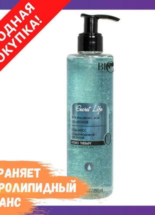 Гель-мус для вмивання bio world secret life hydro therapy з гі...