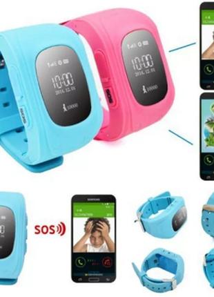 Дитячі розумні годинник smart baby watch q50 з функцією відсте...