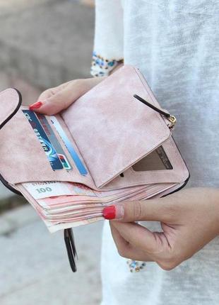 Жіночий замшевий гаманець baellerry forever mini / мінігаманец...7 фото