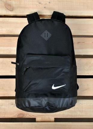 Стильний міський спортивний рюкзак nike, найк. чорний із чорни...2 фото