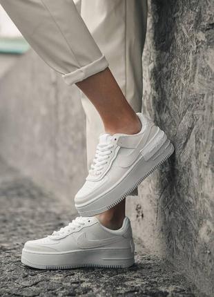 👟nike air force 1 shadow (белые)5 фото