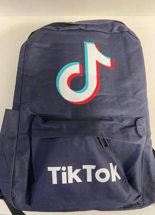 Рюкзак міський місткий tiktok r273 синій2 фото