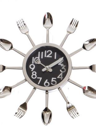 Стильні годинник для кухні "ложки та виделки" (2003-028)