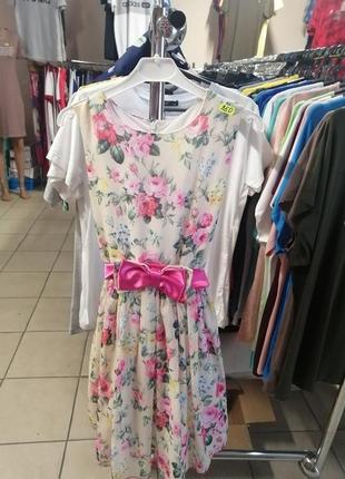Плаття для дівчинки шифонова3 фото