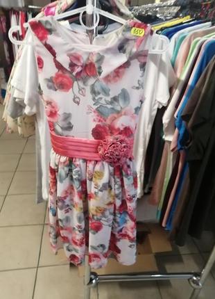 Плаття для дівчинки шифонова2 фото