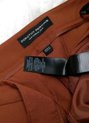 💛 класичні укорочені штани теракотового кольору 💛5 фото