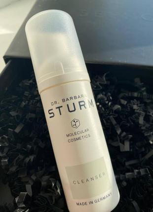 Dr. barbara sturm cleanser очищающая пенка для лица, 50 мл