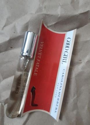 Good girl velvet fatale carolina herrera 20 ml