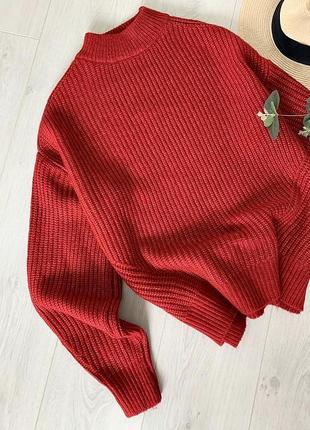 Идеальный теплый свитер акрил шерсть оверсайз primark3 фото