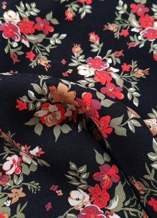 Блузка з бавовни в квітковий принт nutmeg6 фото