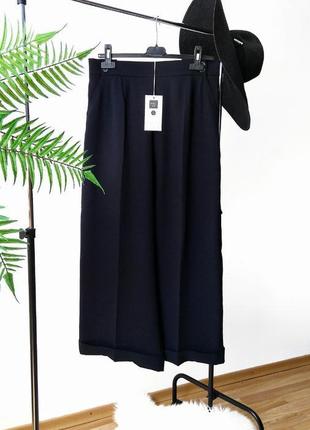 Дизайнерські штани плаццо на високій талії marks&spencer2 фото