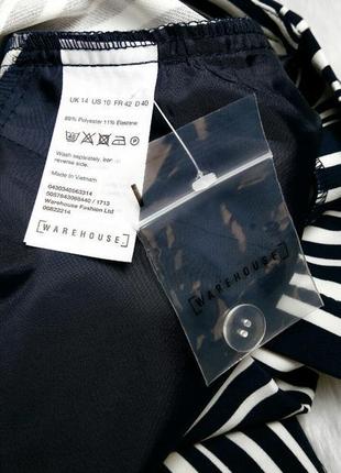 Штани в смужку на високій талії з поясом від дорогого бренда w...10 фото