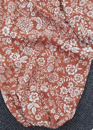 Шифонова блуза у квітковий принт великий розмір primark9 фото