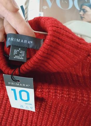 Теплий зимовий светр джемпер із горлом акрил + вовна primark4 фото