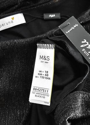 Ошатна святкова блузка кофта люрекс marks & spencer6 фото