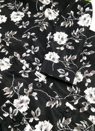 Плаття-сорочка у квітковий принт8 фото