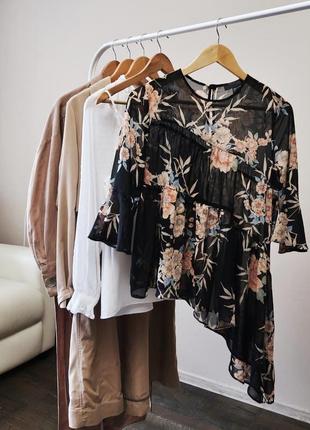 Шифонова блузка у квітковий принт new look4 фото