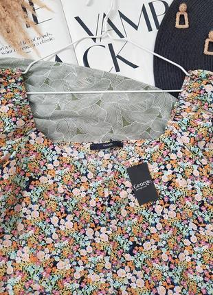 Красива блузка у квітковий принт george3 фото