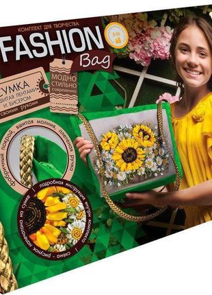 Комплект для творчості "fashion bag" вишивка стрічками (6)