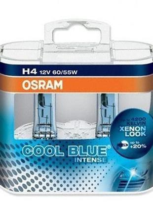 Лампа головного світла osram h4 60/55w cool blue intense 64193cbi