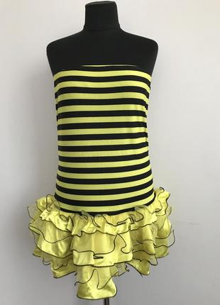 Пчела пчелка оса костюм с крыльями карнавальный 48-506 фото
