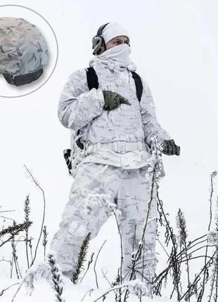 Камуфляжний костюм військовий маскхалат multicam alpine зима м...4 фото