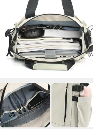 Міська сумка-рюкзак tigernu t-s8651 для ноутбука 14" об'єм 11,...6 фото