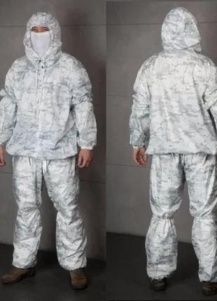 Камуфляжний костюм військовий маскхалат multicam alpine зима м...2 фото