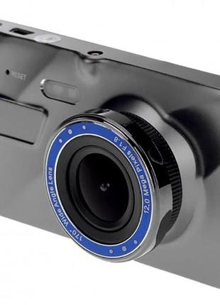 Автомобільний відеореєстратор dual lens vehicle blackbox dvr a10 hd 1080p камера заднього виду