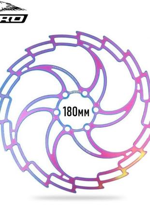 Високоякісний велосипедний ротор litepro alligator rainbow 180...