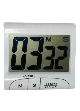 Кухонний таймер electronic timer d-016 білий з дисплеєм