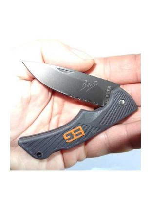 Туристичний складаний ніж gerber bear grylls compact scout knife 14,7 см6 фото