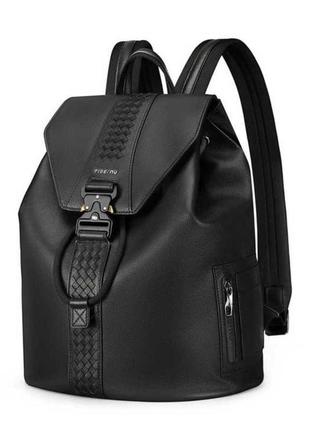 Вінтажний рюкзак з натуральної шкіри tigernu tgn-1003 чорний