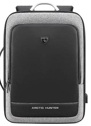 Рюкзак міський arctic hunter b00227 з usb для ноутбука 17" обс...9 фото