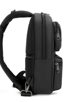 Міська куленепробивна сумка-рюкзак через плече (крос боді) tig...9 фото