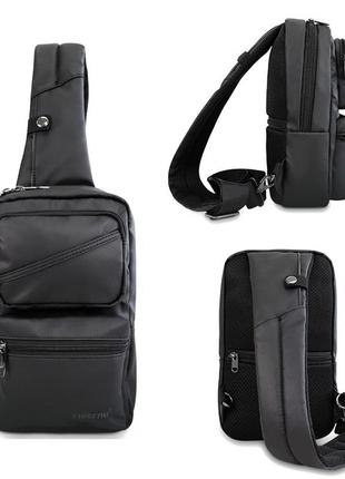 Міська куленепробивна сумка-рюкзак через плече (крос боді) tig...10 фото