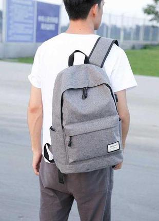 Міський рюкзак wenjie jp з usb об'єм 16 л5 фото
