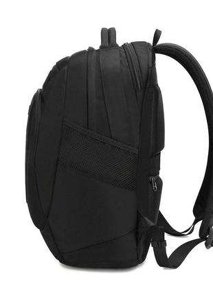 Рюкзак міський t-b3182a для ноутбука 15.6" об'єм 22л. чорний2 фото
