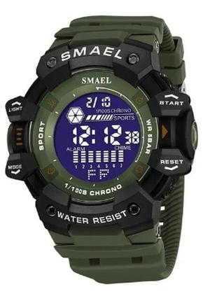 Чоловічий наручний електронний спортивний годинник smael 8050