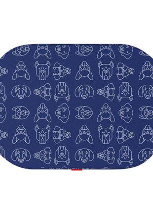 Лежанка для собак waudog relax, малюнок "собаки", зі змінним ч...