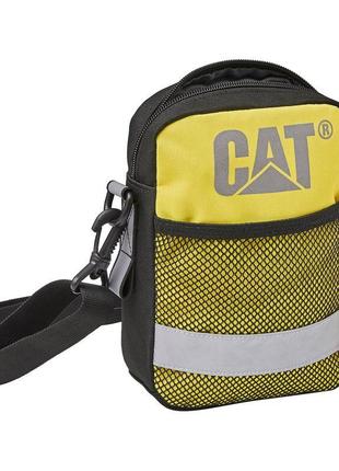 Мала повсякденна наплічна сумка cat work 84000;487 жовтий флуо...