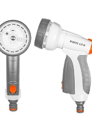 Пістолет для поливу 7 режимів, water click, white line bradas