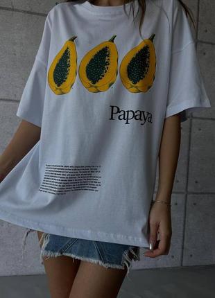 Футболка (oversize) papaya