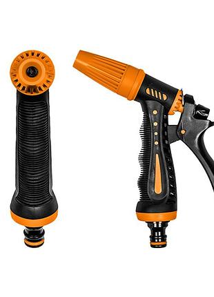 Пістолет для поливу пластиковий zebra twin регульований, black...